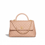Chanel Beige Medium Coco Handle Bag