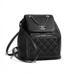 Chanel Black Business Affinity Backpack Bag