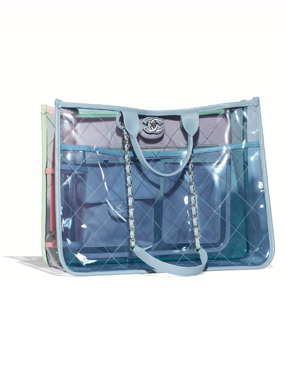 Chanel Medium Coco Splash Tote - Blue Totes, Handbags - CHA874440