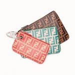 Fendi Multicolor Logo Triplette Clutch Bag