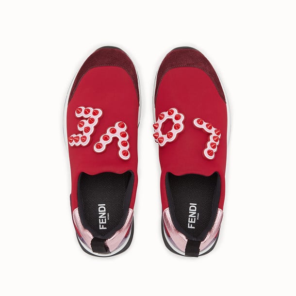 fendi sneakers red