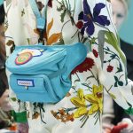 Gucci Sky Blue Fabric with Patches Backpack Bag - Fall 2018