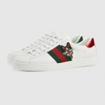 Gucci White Bosco/Orso Ace Embroidered Sneaker