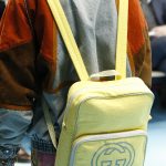 Gucci Yellow Fabric Backpack Bag - Fall 2018
