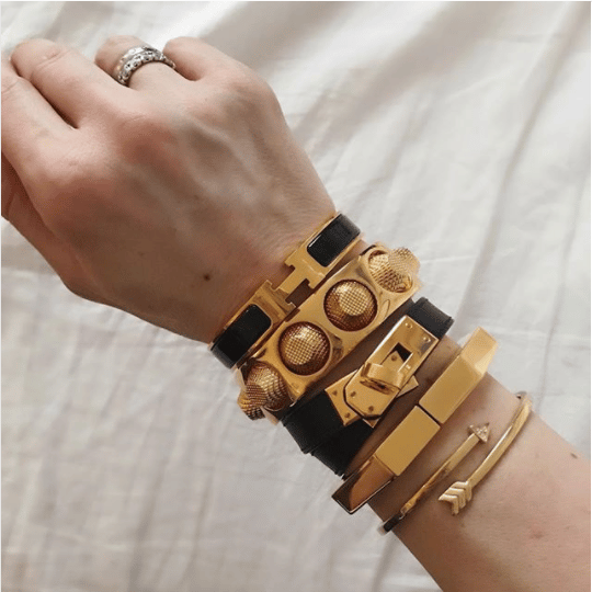stacking hermes bracelets