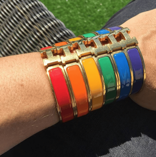 hermes colorful bracelet