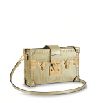 Louis Vuitton Gold Petite Malle Bag