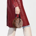 Louis Vuitton Monogram Reverse/Leopard Print Petite Boite Chapeau Bag - Pre-Fall 2018
