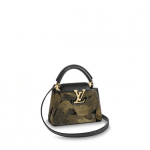 Louis Vuitton Noir Beaded Capucines Mini Bag