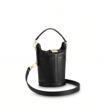 Louis Vuitton Noir Cuir Orfèvre Duffle Bag
