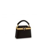 Louis Vuitton Noir Galon d’Or Capucines Mini Bag