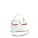 Louis Vuitton White Lucky Ribbons Capucines BB Bag