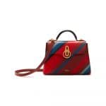 Mulberry Brick Diagonal Stripe Mini Seaton Bag