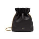 Mulberry Charcoal Grey Lynton Mini Bucket Bag