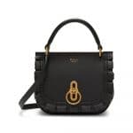 Mulberry Charcoal Grey Small Amberley Satchel Bag