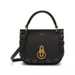 Mulberry Charcoal Grey Small Amberley Satchel Bag