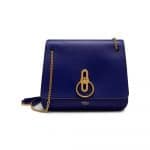 Mulberry Cobalt Blue Classic Grainy Calf Marloes Satchel Bag