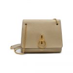 Mulberry Light Dune Classic Grainy Calf Marloes Satchel Bag