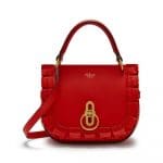 Mulberry Lipstick Red Small Amberley Satchel Bag