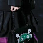 Prada Black Alien Printed Flap Bag - Fall 2018