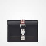 Prada Black/Fire Engine Red Elektra Calf Leather Bag