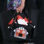 Prada Black/Red Robot Printed Flap and Tote Bag 2 - Fall 2018