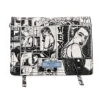 Prada Black/White Comic Print Etiquette Shoulder Bag