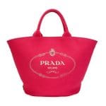 Prada Blush Canvas Small Tote Bag