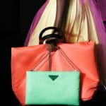 Prada Neon Orange/Green Tote and Shoulder Bags - Fall 2018