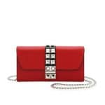 Prada Red Elektra Wallet On Chain Bag