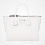 Prada White Concept Top Handle Bag