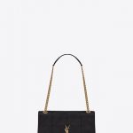 Saint Laurent Black Patchwork Medium Jamie Bag