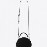 Saint Laurent Black Small Mica Hatbox Bag