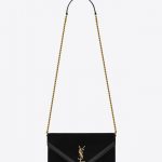 Saint Laurent Black Suede Le Sept Chain Bag