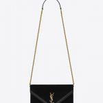 Saint Laurent Black Suede Le Sept Chain Bag