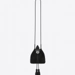 Saint Laurent Black Suede Small Anja Bucket Bag