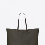 Saint Laurent Dark Khaki Shopping Bag