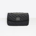 Balenciaga Black BB Round M Bag