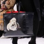 Balenciaga Black Dog Print Tote Bag 2 - Fall 2018