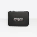 Balenciaga Black Logo Everyday Pouch M Bag