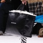 Balenciaga Black Logo Tote Bag - Fall 2018