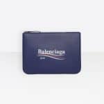 Balenciaga Blue Logo Everyday Pouch M Bag