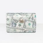 Balenciaga Dollar Print Minaudiere Box Bag