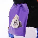 Balenciaga Purple Dog Print Tote Bag 2 - Fall 2018