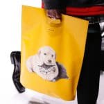 Balenciaga Yellow Dog Print Tote Bag 2 - Fall 2018