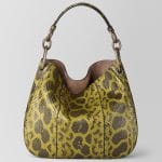 Bottega Veneta Chamomile Anaconda Loop Bag