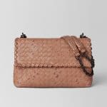 Bottega Veneta Dahlia Intrecciato Nappa Ayers Small Olimpia Bag