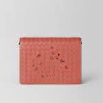 Bottega Veneta Hibiscus Intrecciato Nappa Ayers Chain Wallet Bag