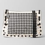 Bottega Veneta Latte Nero Intrecciato Palio Crossbody Bag