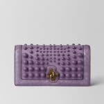 Bottega Veneta Lilac Nappa Sphere Knot Clutch Bag